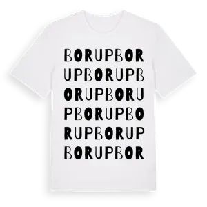 Borup ordlek t-shirt – ekologisk bomull t-shirt från Pinshirt