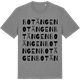 Mid Heather Gray t-shirt med Botängen ordlek t-shirt