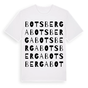 Botsberga ordlek t-shirt – ekologisk bomull t-shirt från Pinshirt