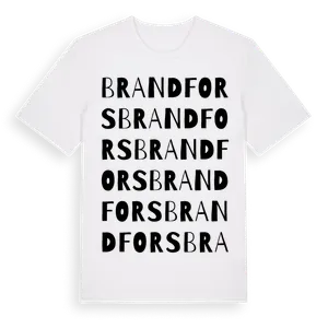 Brandfors ordlek t-shirt – ekologisk bomull t-shirt från Pinshirt