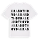 Brandthovda ordlek t-shirt