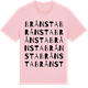 Pink Cotton t-shirt med Brånsta ordlek t-shirt