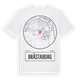 White t-shirt med Bråstaborg t-shirt