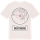 Vintage White t-shirt med Bråstaborg t-shirt