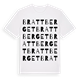 Brattberget ordlek t-shirt