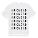 White t-shirt med Brickebo ordlek t-shirt