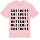 Pink Cotton t-shirt med Brobo ordlek t-shirt