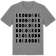Mid Heather Gray t-shirt med Broddbo ordlek t-shirt