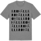 Mid Heather Gray t-shirt med Brohäll ordlek t-shirt