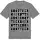 Mid Heather Gray t-shirt med Brottberga ordlek t-shirt