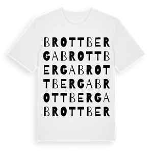 Brottberga ordlek t-shirt – ekologisk bomull t-shirt från Pinshirt