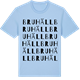Blue Soul t-shirt med Bruhäll ordlek t-shirt