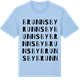 Blue Soul t-shirt med Brunnsby ordlek t-shirt