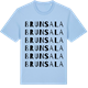 Blue Soul t-shirt med Brunsala ordlek t-shirt
