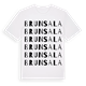 Brunsala ordlek t-shirt