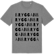 Mid Heather Gray t-shirt med Bryggan ordlek t-shirt