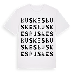 Buskes ordlek t-shirt – ekologisk bomull t-shirt från Pinshirt