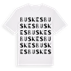 Buskes ordlek t-shirt