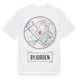 White t-shirt med Byjorden t-shirt