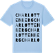 Blue Soul t-shirt med Charlottenberg ordlek t-shirt