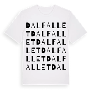Dalfallet ordlek t-shirt – ekologisk bomull t-shirt från Pinshirt