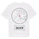White t-shirt med Dalhem t-shirt