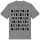 Mid Heather Gray t-shirt med Danby ordlek t-shirt