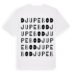 Djupebo ordlek t-shirt – ekologisk bomull t-shirt från Pinshirt
