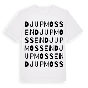 Djupmossen ordlek t-shirt – ekologisk bomull t-shirt från Pinshirt
