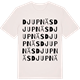 Vintage White t-shirt med Djupnäs ordlek t-shirt