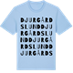 Blue Soul t-shirt med Djurgårdslund ordlek t-shirt