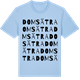 Blue Soul t-shirt med Domsätra ordlek t-shirt