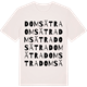 Vintage White t-shirt med Domsätra ordlek t-shirt