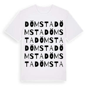 Dömsta ordlek t-shirt – ekologisk bomull t-shirt från Pinshirt