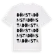White t-shirt med Dömsta ordlek t-shirt