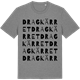 Mid Heather Gray t-shirt med Dragkärret ordlek t-shirt