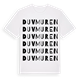 Duvmuren ordlek t-shirt