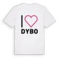 Jag älskar Dybo t-shirt stort tryck