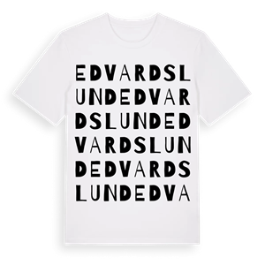 Edvardslund ordlek t-shirt – ekologisk bomull t-shirt från Pinshirt