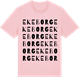 Pink Cotton t-shirt med Ekeborg ordlek t-shirt