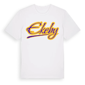 Ekeby baseball t-shirt – ekologisk bomull t-shirt från Pinshirt
