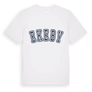 Ekeby college t-shirt – ekologisk bomull t-shirt från Pinshirt