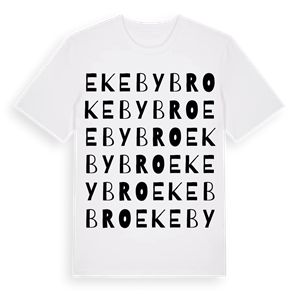Ekebybro ordlek t-shirt – ekologisk bomull t-shirt från Pinshirt