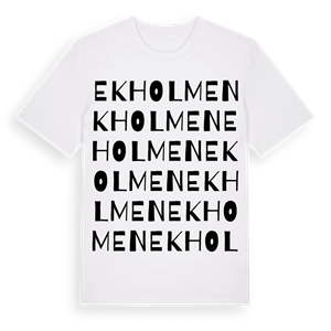 Ekholmen ordlek t-shirt – ekologisk bomull t-shirt från Pinshirt