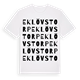Eklövstorp ordlek t-shirt