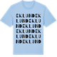 Blue Soul t-shirt med Eklund ordlek t-shirt