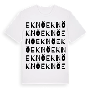 Eknö ordlek t-shirt – ekologisk bomull t-shirt från Pinshirt