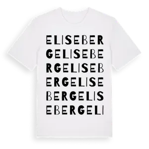 Eliseberg ordlek t-shirt – ekologisk bomull t-shirt från Pinshirt