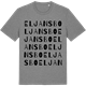 Mid Heather Gray t-shirt med Eljansbo ordlek t-shirt