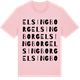 Pink Cotton t-shirt med Elsingborg ordlek t-shirt